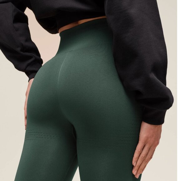 ✨ Gymshark Vital Seamless Leggings – Woodland Green Marl ✨ - Picture 4 of 13